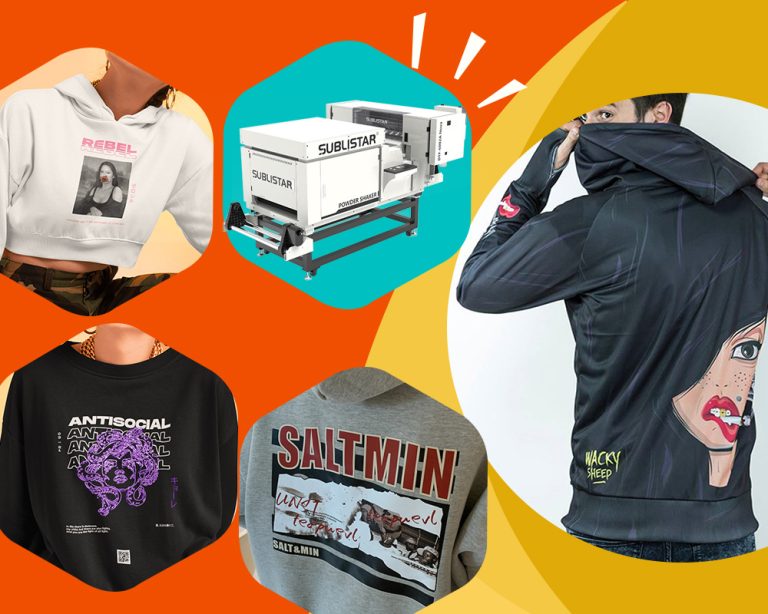 DTF printing on hoodies