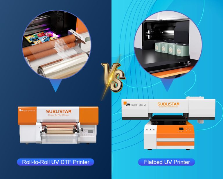 flatbed vs roll-to-roll uv printers