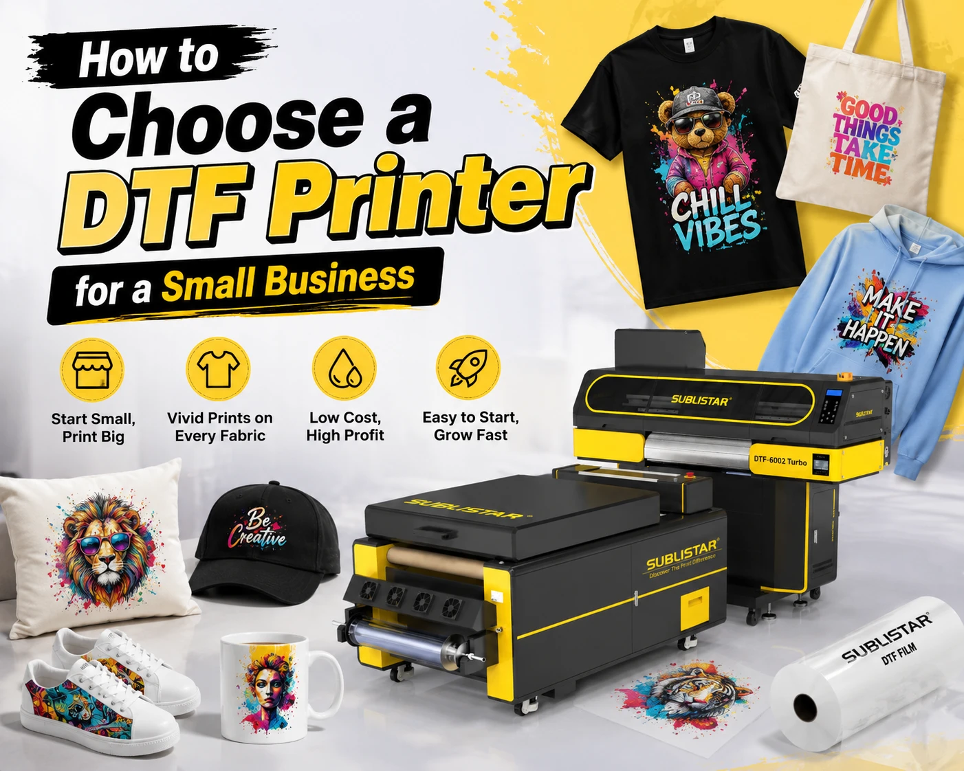 how to choose a dtf printer for small business